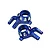 GPM Blue Aluminium Steering Hubs 2Pcs SLE021-B