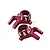 GPM Red Aluminium Steering Hubs 2Pcs SLE021-R