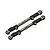 GPM Black Aluminium & Stainless Steel Front Upper Arm Tie Rods 2Pcs SLE057S-BK