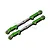GPM Green Aluminium & Stainless Steel Front Upper Arm Tie Rods 2Pcs SLE057S-G
