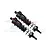 GPM Black Aluminium Front Piggyback Shocks 128mm SLE128F/L-BK-BK
