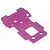 HPI Savage Purple 2.5mm Aluminium Bulkhead Lower Plate 86067
