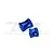 GPM Blue Aluminium ARRMA Kraton Centre Rear Chassis Brace 2Pcs MAK016R/C-B
