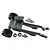 GPM Grey Silver Aluminium Wheelie Bar w/ Wing Mount MAO040R-GS
