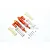 GPM Orange Aluminium Traxxas Rustler 4x4 Front Piggyback Shocks 2Pcs w/ Optional Spring Rates RUS4087F/L-OR-OR