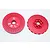 GPM Red Aluminium 24mm Rear Claw Wheel Hexes w/ 3mm Offset 2Pcs TXM006R/DISK-R