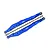 GPM Blue Aluminium Axial RBX10 Ryft Rear Lower Suspension Arms 2Pcs RBX014R-B