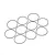 XRAY 24x0.7mm Silicone O-Ring 10Pcs 971240