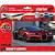 Airfix 1/43 scale Bugatti Chiron model kit packaging showing a red and black sports car, paint pots, brush, and poly cement.