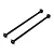 HPI Savage 11x123mm Super Heavy Duty Drive Shafts 2Pcs 86246