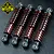 MST Black Aluminium Shock Set 4Pcs 820116BK