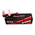 Gens Ace 11.1V 5300mAh 60C hard case LiPo battery with Deans connector and balance lead against a white background.