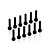 HSP 2.5x15mm Fine Thread Cap Head Screws 12Pcs 50202