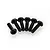 HSP 2.5x10mm Fine Thread Button Head Screws 6Pcs 60109