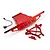 Rovan Red Aluminium Front Bumper w/ Light Kit 871431