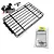 Yeah Racing Axial SCX10 II Cherokee Metal Roof Rack w/ LED Lights TRX4-059