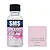 A 30ml bottle of SMS Pearl Petal Pink acrylic lacquer paint next to a pink color swatch labeled PRL02 Petal Pink.