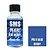 A 30ml bottle of SMS Pearl Blue Berry acrylic lacquer paint next to a blue color swatch labeled PRL11 Blue Berry.