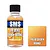 A 30ml bottle of SMS Pearl Golden Orange acrylic lacquer paint next to a color swatch square labeled PRL18 Golden Orange.