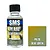A 30ml bottle of Scale Modellers Supply Pearl Olive Green acrylic lacquer paint next to a color swatch showing the olive green finish.