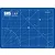 Scale Modellers Supply SMS Premium Cutting Mat A4 Blue CMAT02