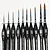 Scale Modellers Supply SMS Sable Brush Set BSET01