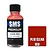 A 30ml bottle of SMS Premium Clear Red acrylic lacquer paint next to a red color swatch labeled PL18 CLEAR RED.
