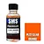 A 30ml bottle of Scale Modellers Supply Premium Clear Orange acrylic lacquer paint next to an orange color swatch labeled PL22 Clear Orange.