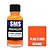 A 30ml bottle of Scale Modellers Supply Premium Fluro Orange acrylic lacquer paint with a black cap, next to a square color swatch labeled PL46 FLURO ORANGE.