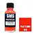 A 30ml bottle of Scale Modellers Supply Premium Fluro Red acrylic lacquer paint next to a red color swatch labeled PL47 Fluro Red.