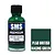 A 30ml bottle of SMS Premium British Racing Green acrylic lacquer paint next to a color swatch box labeled PL50 British Racing Green.