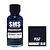 A 30ml bottle of Scale Modellers Supply Midnight Blue acrylic lacquer paint with a black cap, next to a color swatch labeled PL57 Midnight Blue.