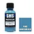A 30ml bottle of Scale Modellers Supply Premium Aggressor Blue acrylic lacquer paint with a blue color swatch next to it.