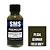 A 30ml bottle of SMS Premium German Field Grey acrylic lacquer paint next to a color swatch square.