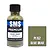 A 30ml bottle of SMS Premium Olive Drab SCC No.15 acrylic lacquer paint next to a color swatch labeled PL152 Olive Drab.