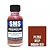A 30ml bottle of SMS Premium Deep Indian Red acrylic lacquer paint next to a color swatch square labeled PL203 Deep Indian Red.