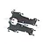 GPM Carbon Fibre Front Suspension Arm Covers 2Pcs GSLE055A-BK