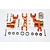GPM Orange Aluminium Steering Assembly Set w/ Servo Saver TXM048N-OR