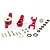GPM Red Aluminium Steering Assembly Set w/ Servo Saver TXM048N-R