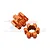 GPM Orange Aluminium 24mm (+13mm) Wheel Hex Adapters 2Pcs TXM010/13MM-OR