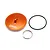 HPI Baja 5B/5SC/5T Orange Aluminium Air Filter Maintenance Cap Set 86700