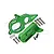 GPM Green Aluminium Centre Gearbox & Motor Mount Set MAG018-G