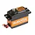 Savox SA-1256TG digital servo with a black plastic case, orange metal middle section, and a splined output shaft.