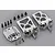 Rovan Silver Aluminium 5IVE-T Differential Bracket Set 8714507