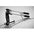 Rovan 5IVE-T 71cc throttle and brake linkage set featuring a black 17T servo arm, metal rods, springs, and connectors on a white background.