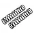 HPI Baja 5B/5SC/5T Front Black Shock Springs 2Pcs 86757