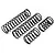 HPI Baja 5B/5SC/5T Rear Black Shock Springs Set 2Pcs 86762