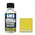 A 30ml bottle of SMS Metallic Gold acrylic lacquer paint next to a gold-coloured square swatch labeled PMT02 GOLD.