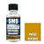 A 30ml bottle of SMS Metallic Red Gold acrylic lacquer paint next to a gold-coloured paint swatch square labeled PMT03.