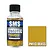 A 30ml bottle of Scale Modellers Supply Metallic Brass paint next to a square color swatch labeled PMT13 BRASS.